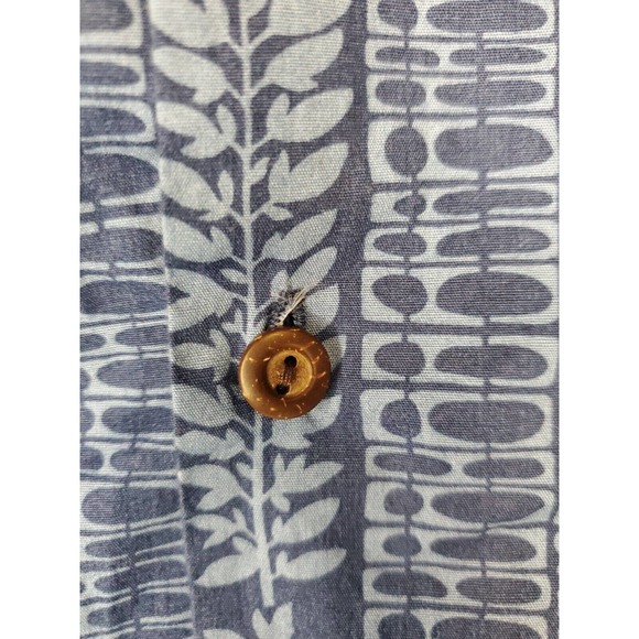 Vintage Single Stitch Pacific Legend Blue Palm Button Up Hawaiian Shirt Men 2XL - Picture 6 of 7